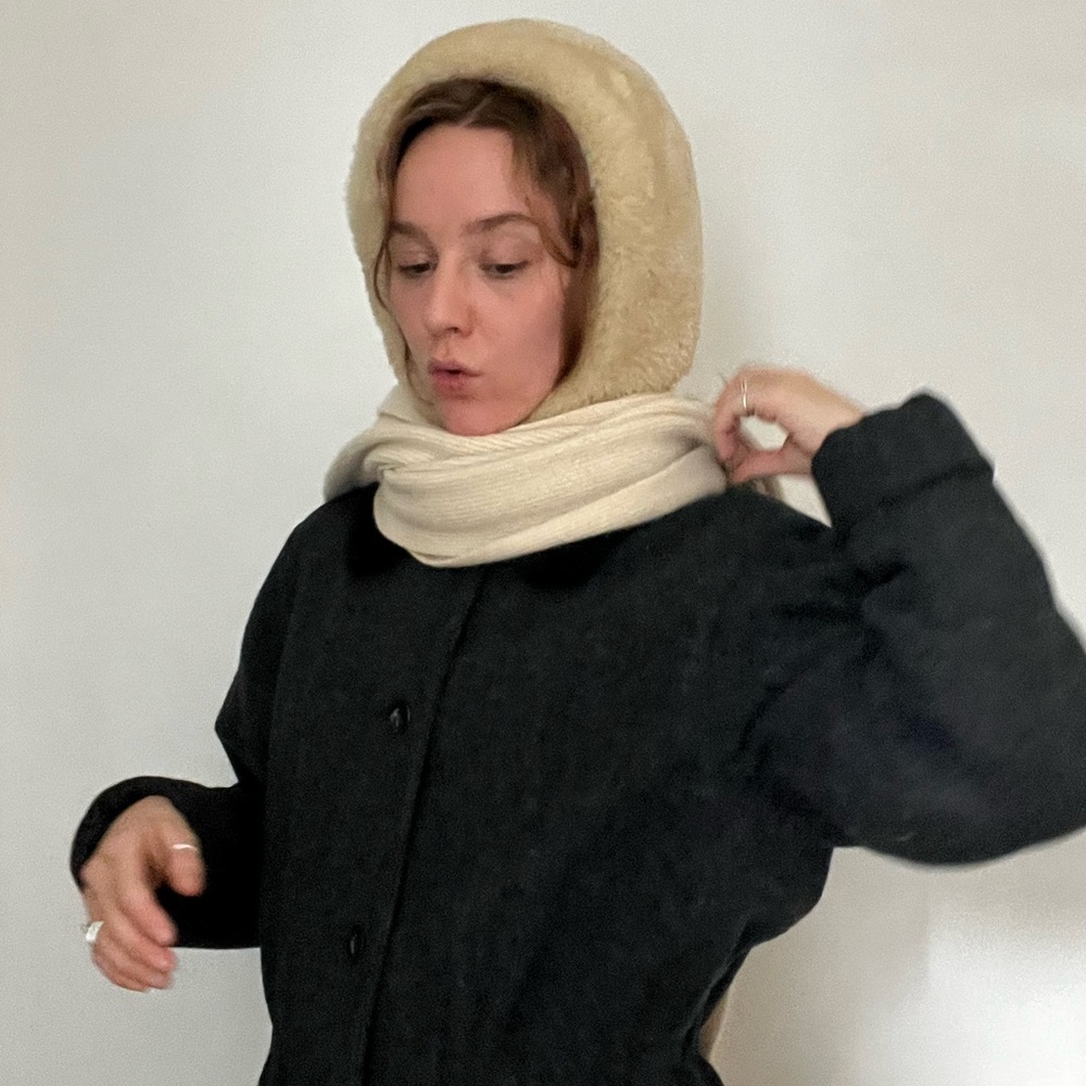 Vintage Real Sheepskin Hat